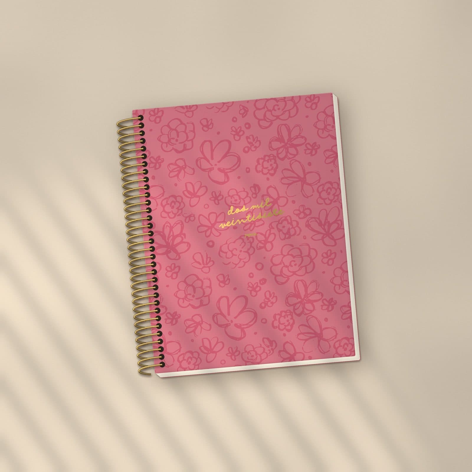 Agenda Diaria 2027 · Bloom Rosado