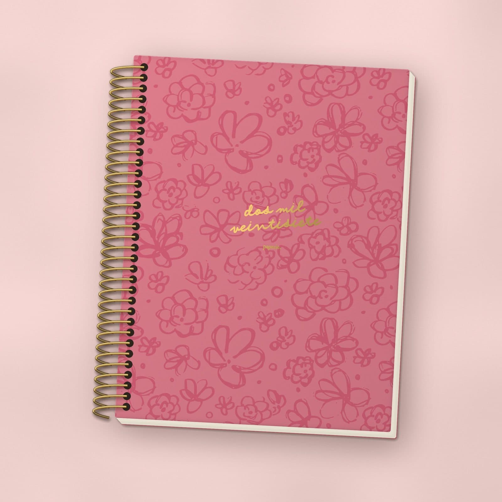 Agenda Diaria 2027 · Bloom Rosado