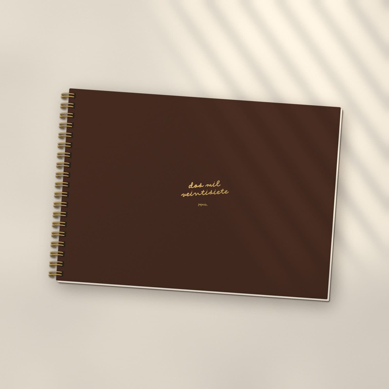 Agenda de Escritorio 2027 Editorial Chocolate